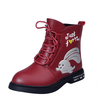 Нов модел детски боти с бродерия и цип за момичета