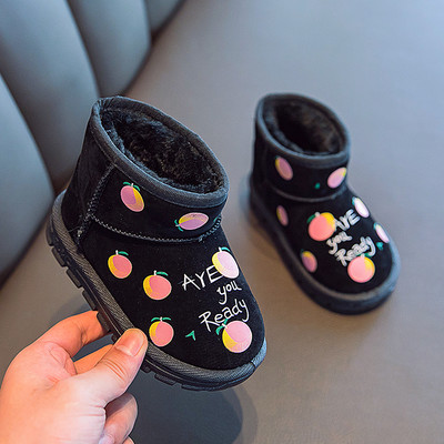 Модерни детски боти с мека подплата и апликация