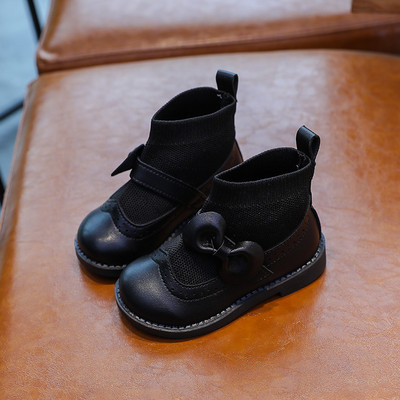 Детски ежедневни боти с панделка подходящи за момичета