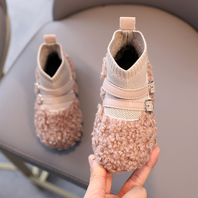 Нов модел есенно-зимни пухени боти с катарами