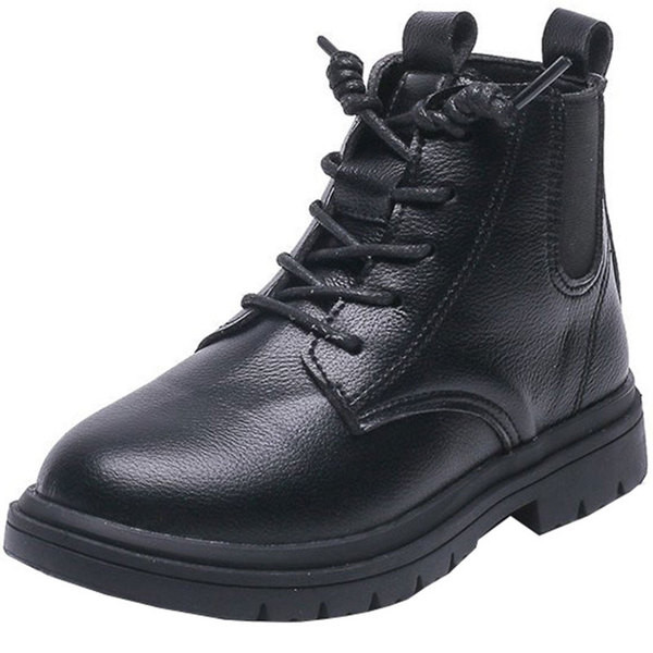 Дамски кожени боти с връзки в два цвята