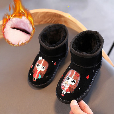 Ежедневни детски ботуши с мека подплата за момичета