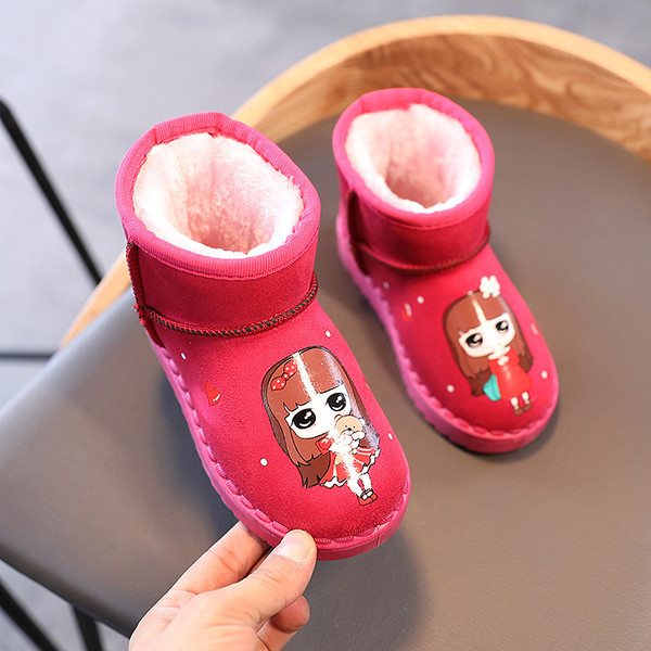 Ежедневни детски ботуши с мека подплата за момичета