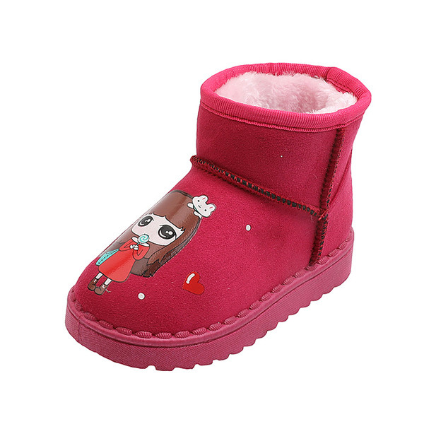 Ежедневни детски ботуши с мека подплата за момичета
