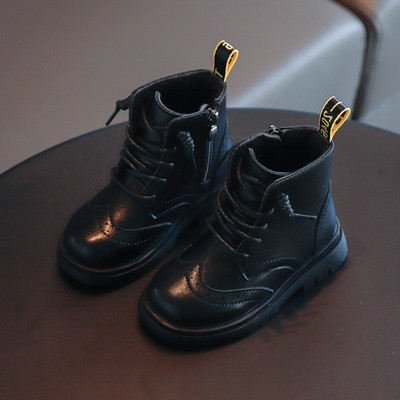 Детски ежедневни боти от еко кожа за момичета