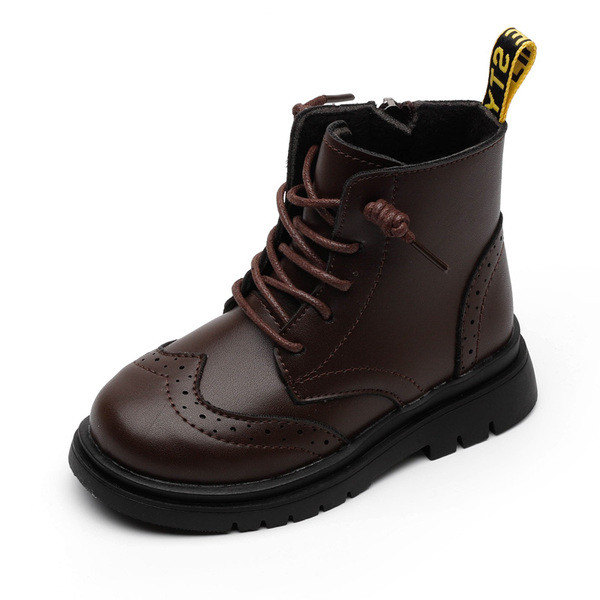 Детски ежедневни боти от еко кожа за момичета