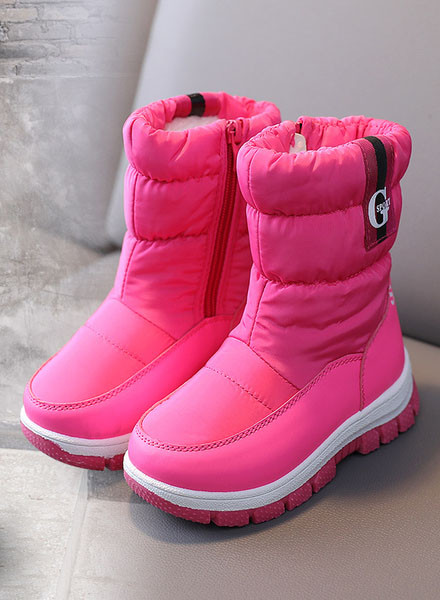 Vaikiški žieminiai batai aukštu padu mergaitėms