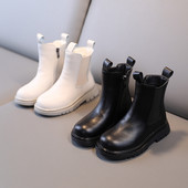 Модерни детски боти от еко кожа в два цвята-за момичета