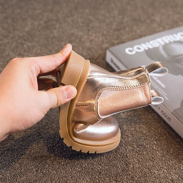 Стилни детски боти с цип за момичета