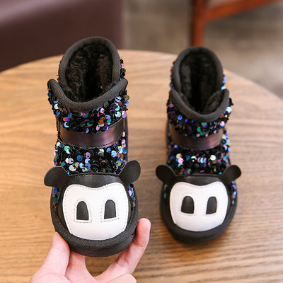 Детски боти с пайети и 3D елемент