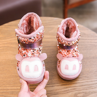 Детски боти с пайети и 3D елемент