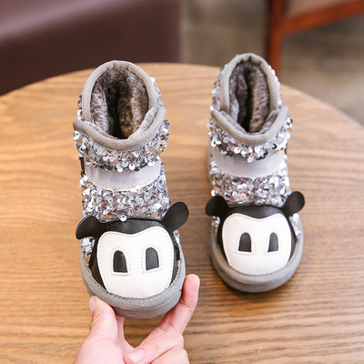 Детски боти с пайети и 3D елемент