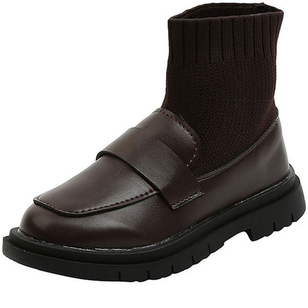 Модерни детски боти с равна подметка за момичета