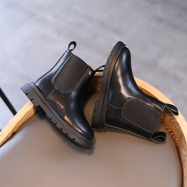 Φθινοπωρινές μπότες με φερμουάρ για κορίτσια κλασικό μοντέλο