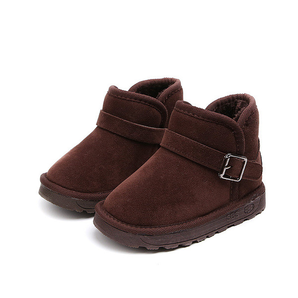 Παιδικές μπότες  με επίπεδη σόλα και ζεστή επένδυση