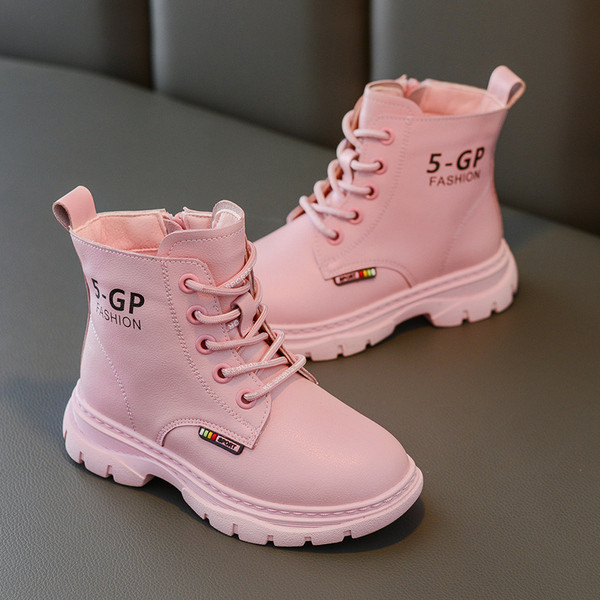 Παιδικές μπότες casual με κορδόνια και ζεστή φόδρα κατάλληλη για κορίτσια - διάφορα μοντέλα