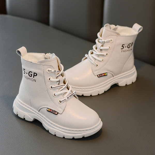 Παιδικές μπότες casual με κορδόνια και ζεστή φόδρα κατάλληλη για κορίτσια - διάφορα μοντέλα