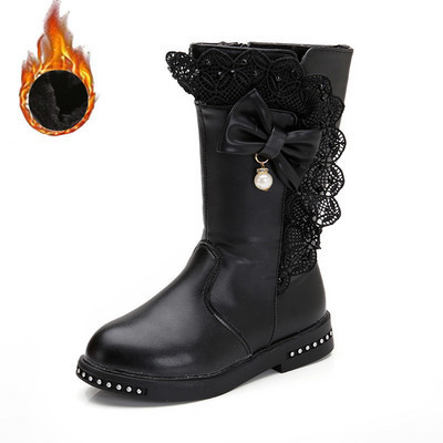 Νέο μοντέλο παιδικές  μπότες  ή μποτάκια με κορδέλα και δαντέλα