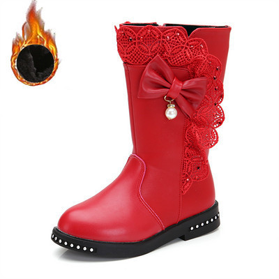 Νέο μοντέλο παιδικές  μπότες  ή μποτάκια με κορδέλα και δαντέλα