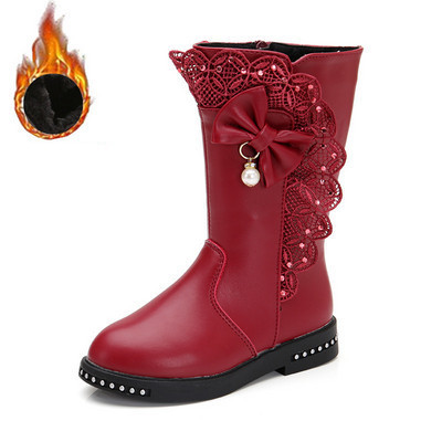 Νέο μοντέλο παιδικές  μπότες  ή μποτάκια με κορδέλα και δαντέλα