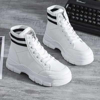 Νέο μοντέλο παιδικές μπότες με ψηλά πέλματα και κορδόνια