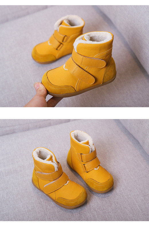 Μοντέρνες παιδικές μπότες με επίπεδη σόλα και απαλή επένδυση για κορίτσια