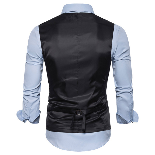 Ανδρικό  μοντέρνο γιλέκο με επένδυση και κουμπιά