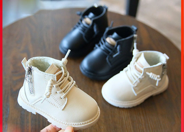 Παιδικές έκο δερμάτινες μπότες για αγόρια και κορίτσια