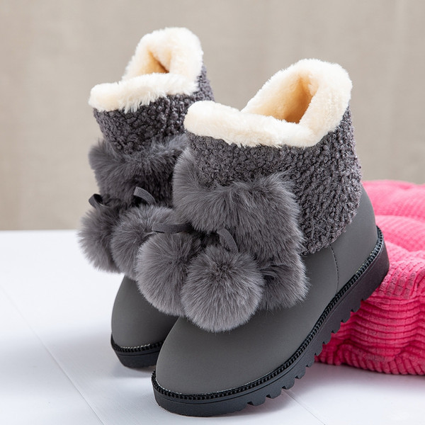Casual παιδικές μπότες με μαλακή επένδυση και φούνδες για κορίτσια
