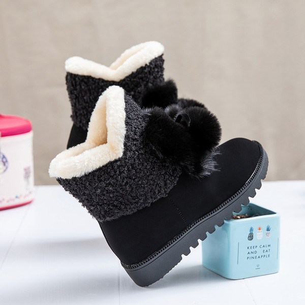 Casual παιδικές μπότες με μαλακή επένδυση και φούνδες για κορίτσια