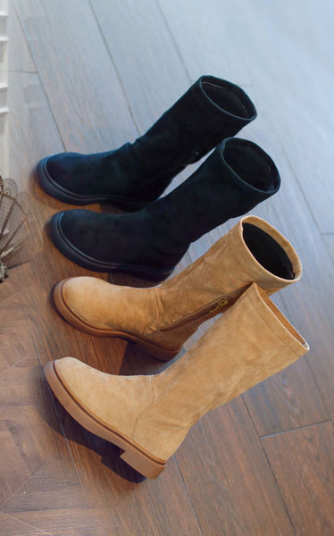 Παιδικές μπότες σουέτ με ή χωρίς μαλακή επένδυση για κορίτσια