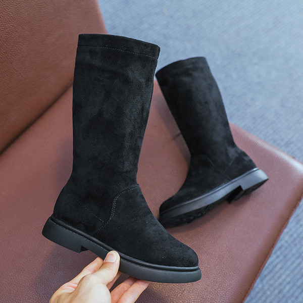 Παιδικές μπότες σουέτ με ή χωρίς μαλακή επένδυση για κορίτσια