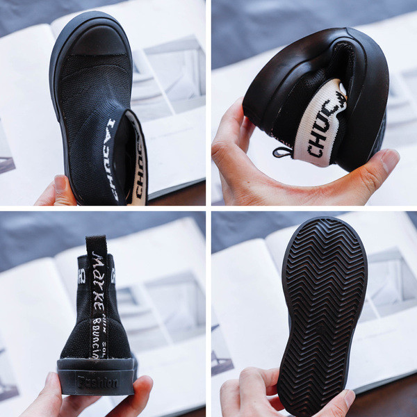 Casual παιδικές μπότες ή μποτάκια με επιγραφή για κορίτσια