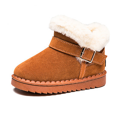 Νέο μοντέλο παιδικές μπότες με μαλακή επένδυση και αγκράφα