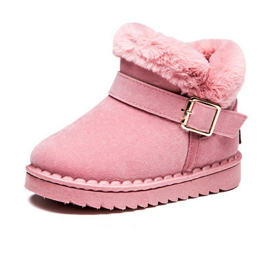 Νέο μοντέλο παιδικές μπότες με μαλακή επένδυση και αγκράφα