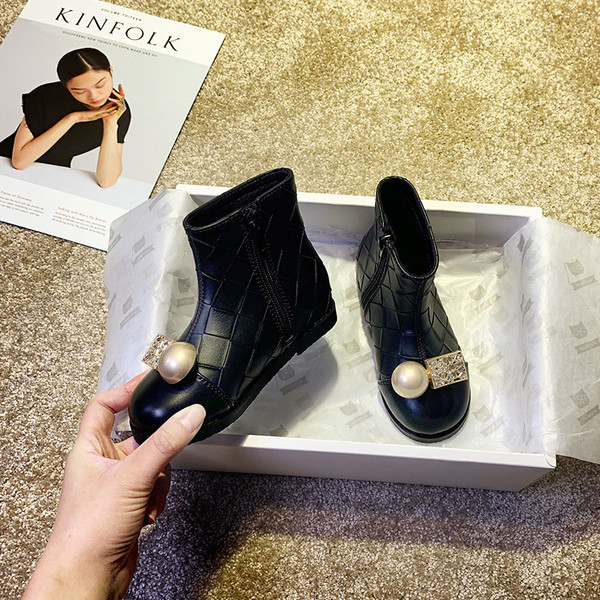 Νέο μοντέλο μοντέρνες παιδικές μπότες για κορίτσια με διακόσμηση