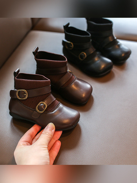 Παιδική κάλτσα μπότες με αγκράφα για κορίτσια