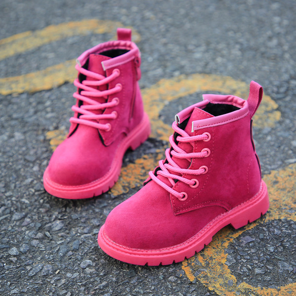 Παιδικές μπότες φθινοπώρου-χειμερινές κλασικό μοντέλο eco suede unisex