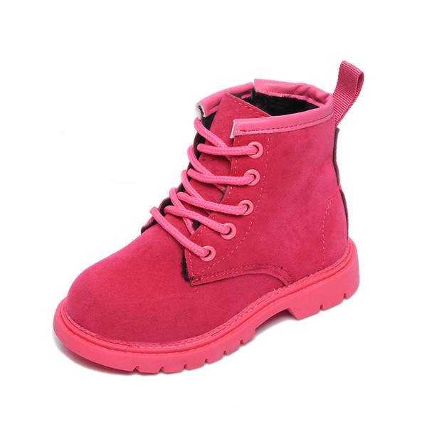 Παιδικές μπότες φθινοπώρου-χειμερινές κλασικό μοντέλο eco suede unisex