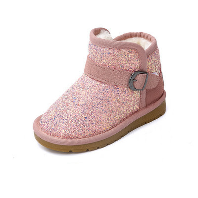 Νέο μοντέλο παιδικές  μπότες  για κορίτσια με λαμπερό αποτέλεσμα