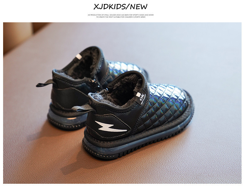 Νέο μοντέλο παιδικές μπότες με ζεστή επένδυση για κορίτσια