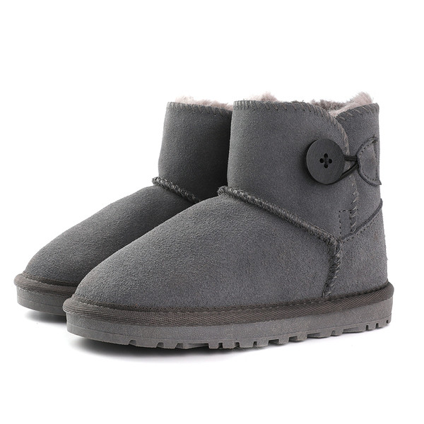 Παιδικές μπότες casual με ζεστή επένδυση και επίπεδη σόλα για κορίτσια