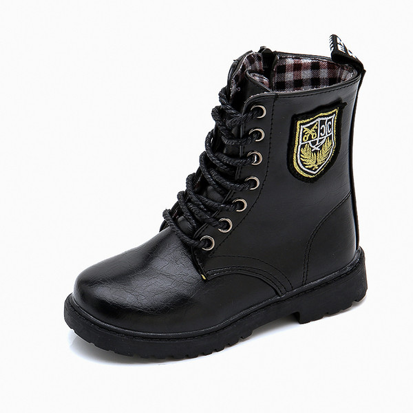 Άνοιξη-φθινοπωρινές μπότες από οικολογικό δέρμα για κορίτσια