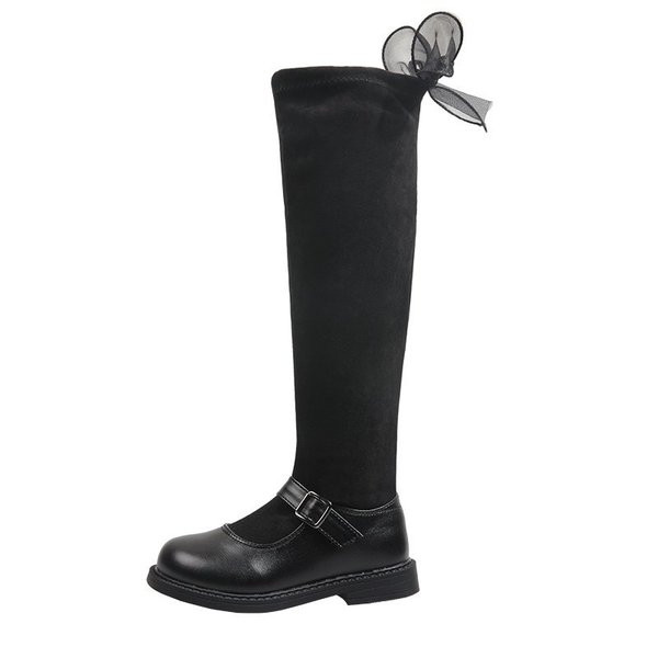 Νέο μοντέλο παιδικές μπότες  για κορίτσια με κορδέλα