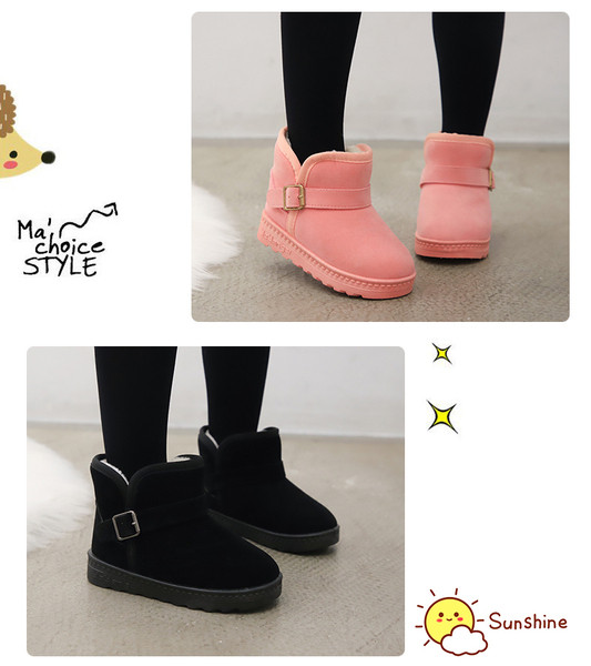 Casual παιδικές μπότες για κορίτσια από οικολογικό σουέτ με μαλακή επένδυση σε τρία μοντέλα