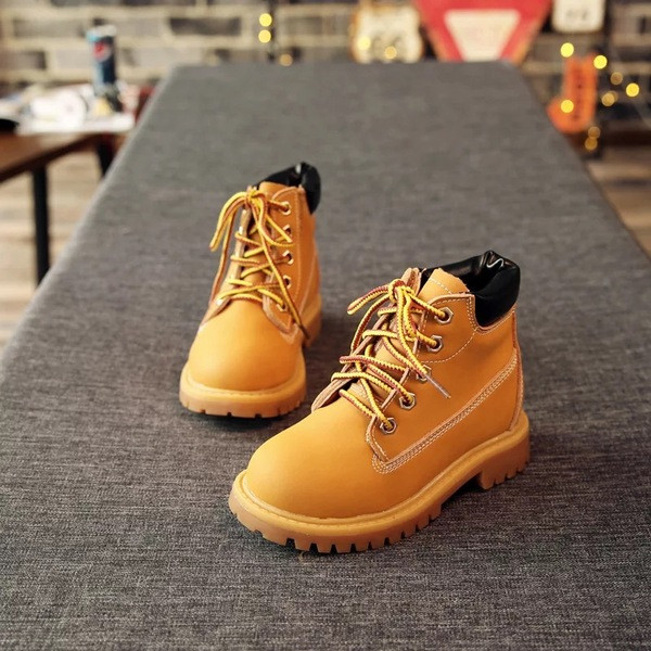 Casual παιδικές έκο δερμάτινες μπότες για κορίτσια και αγόρια