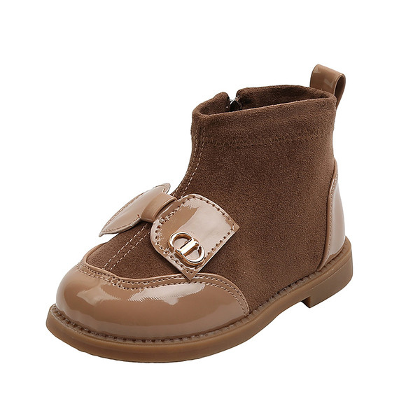 Νέο μοντέλο παιδικές μπότες  για κορίτσια με κορδέλα