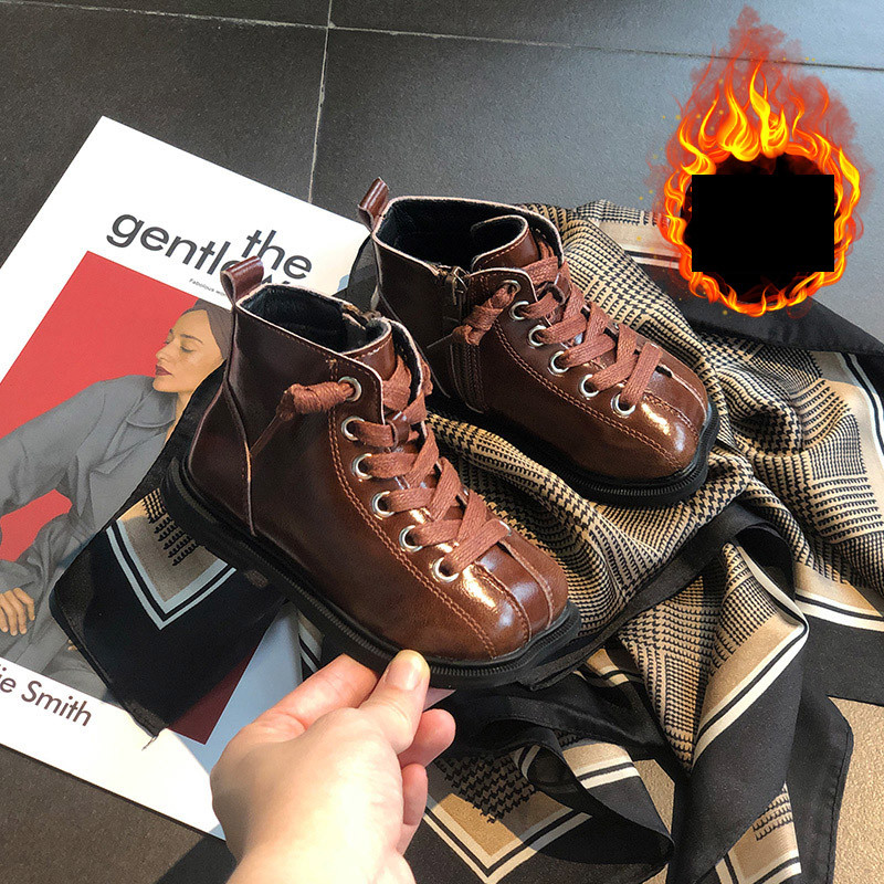 Παιδικές μπότες από οικολογικό δέρμα με ή χωρίς θερμή επένδυση