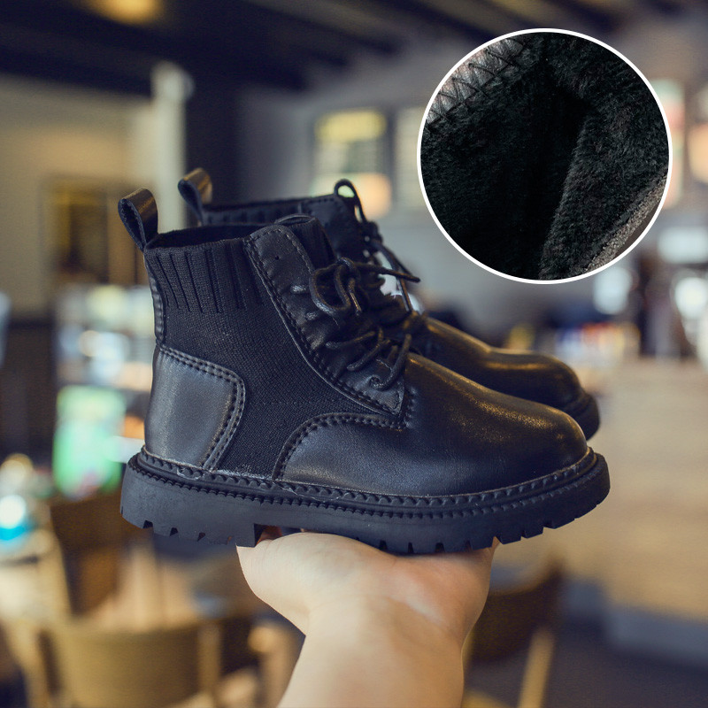 Παιδικές μπότες κατασκευασμένες από οικολογικό δέρμα και υφάσματα - δύο μοντέλα