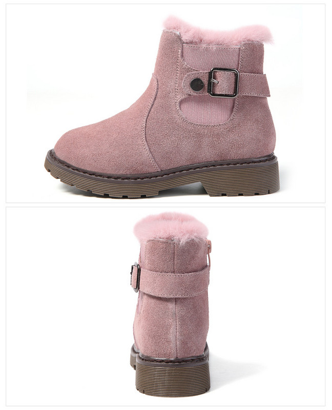 Νέο μοντέλο παιδικές μπότες  με αγκράφα και επένδυση